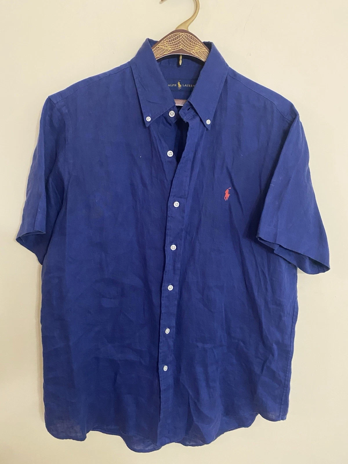Polo Ralph Lauren Classic Fit Linen Shirt Men’s Size Large