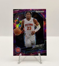 2024-25 Panini Prizm Black JADEN IVEY Purple Ice #69 Detroit Pistons /149 MINT