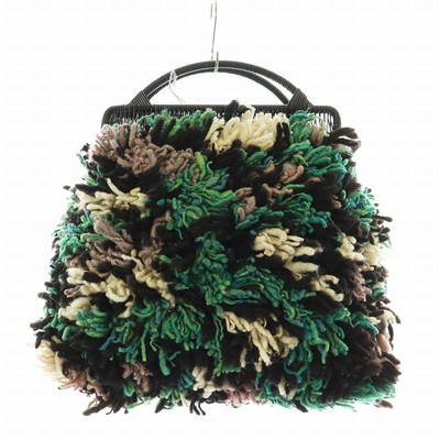 バッグ MARNI MARKET WOOLY CROCHET BAG Bag】MARNI MARKET WOOLY CROCHET BAG Handbag Multicolor Beige