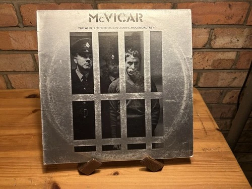McVicar LP Roger Daltry  Soundtrack The Who Films 12" Clear Vinyl LP 1989