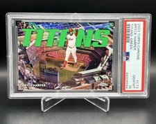 2023 Topps Chrome Titans Green /99 Bryce HarperPSA 10 Baseball MLB Phillies