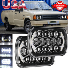 2pcs 7x6 Led Headlights Hi-lo Beam Drl Turn Signal For 1986-1993 Mazda Pickup 2pcs 7x6 Led Headlights Hi-lo Beam Drl Turn Signal For 1986-1993 Mazda Pickup