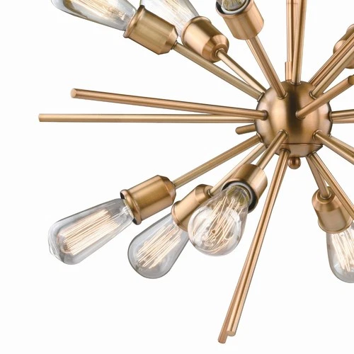 Vaxcel - Estelle 12-Light Pendant in Mid-Century Modern and Sputnik Style 27.5 - Picture 2 of 4