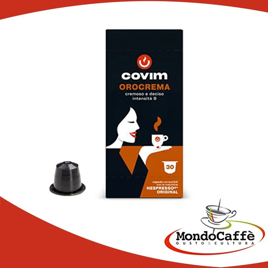 270 Capsule caffè COVIM OROCREMA compatibili NESPRESSO ALLUMINIO - Immagine 2 di 2