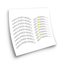 STAR SAM® PEGATINAS LLANTAS BICI CARRETERA Marchisio T800 ADHESIVOS 58 mm