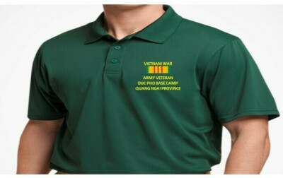 DUC PHO BASE CAMP VIETNAM *EMBROIDERED POLO SHIRT/SWEAT/JACKET.