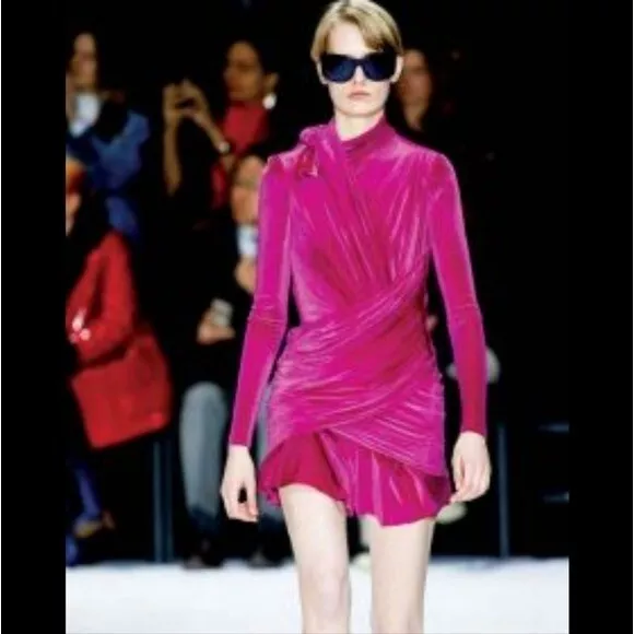 Velvet clearance balenciaga dress