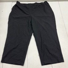 Lane Bryant Black Cropped Dress Pants Women's Size 28