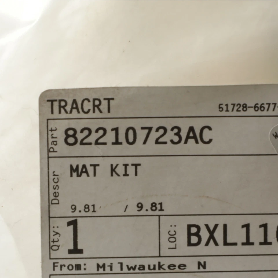 08-11 Chrysler T&C con asientos Stow-N-Go alfombrillas alfombrillas delanteras y traseras OEM MOPAR Foto 3 de 3