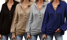 Women's Deep V Neck Hoodie   Drawstring Sweatshirt for Casual Comfort Wear