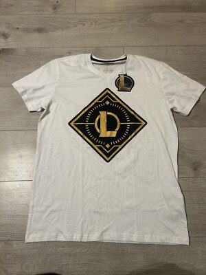 Offizieller Merch League of Legends Gold Logo Herren T-Shirt Difuzed Größe XL
