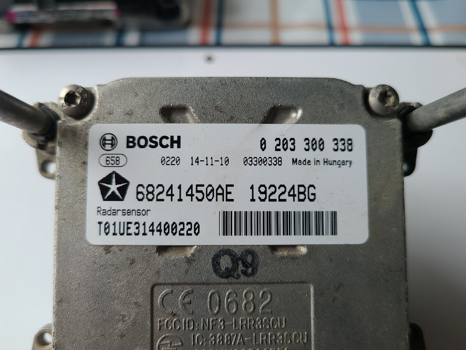 ⚠️⛔️ 2015 Jeep Cherokee Cruise Control Distance Sensor Standard