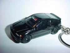HOT 3D HONDA CRX Si CUSTOM KEYCHAIN keyring key DOHC vTEC BLING racer Hot Wheels