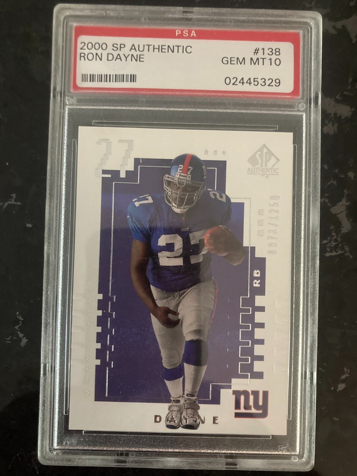 Ron Dayne SP Authentic #138 Base