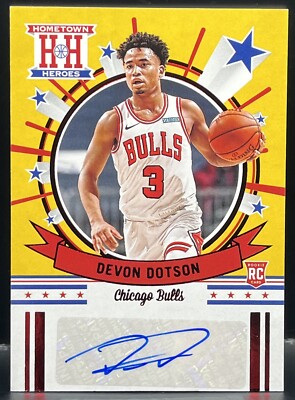 2020-21 Panini Chronicles Hometown Heroes Rookie Auto #HH-DDV Devon Dotson