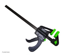 12” RATCHETING BAR CLAMPS – 4-pc set – quick adjust clamp – woodworking tools