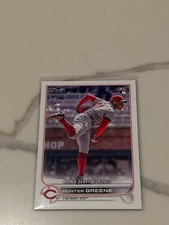 Hunter Greene Rookie MLB Debut Card RC 2022 Topps Update Baseball US267 Reds