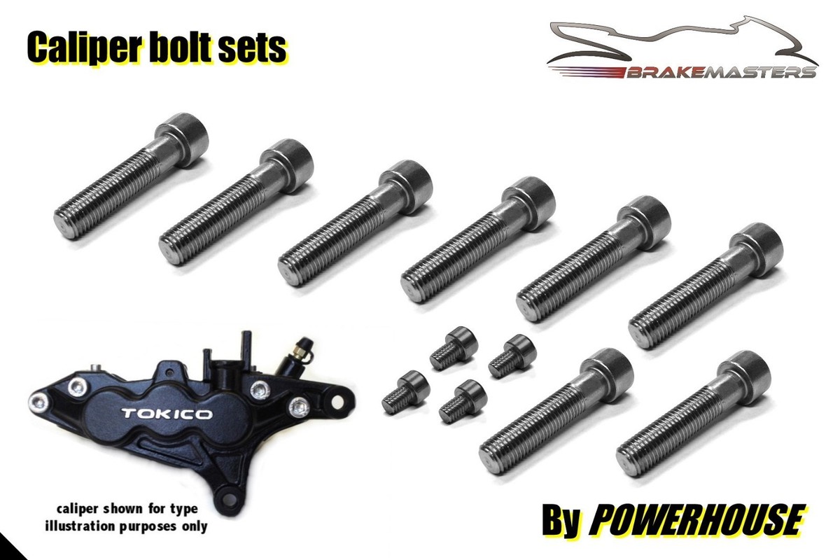 Kawasaki ZRX1200 R Stainless joint bolt set Tokico pot front