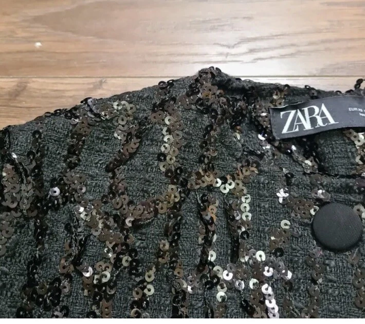 Stunning Quality Sequin Fringe Jacket - Size S - Image 3 of 4