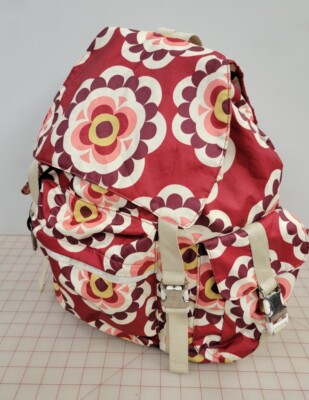 LeSportsac Vintage Voyager Backpack With Metal Buckles & Pouch | eBay