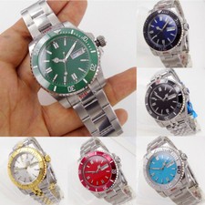 Japan NH36 Movement Sapphire Men's Automatic Watch Day/Date Oyster/Jubilee Band