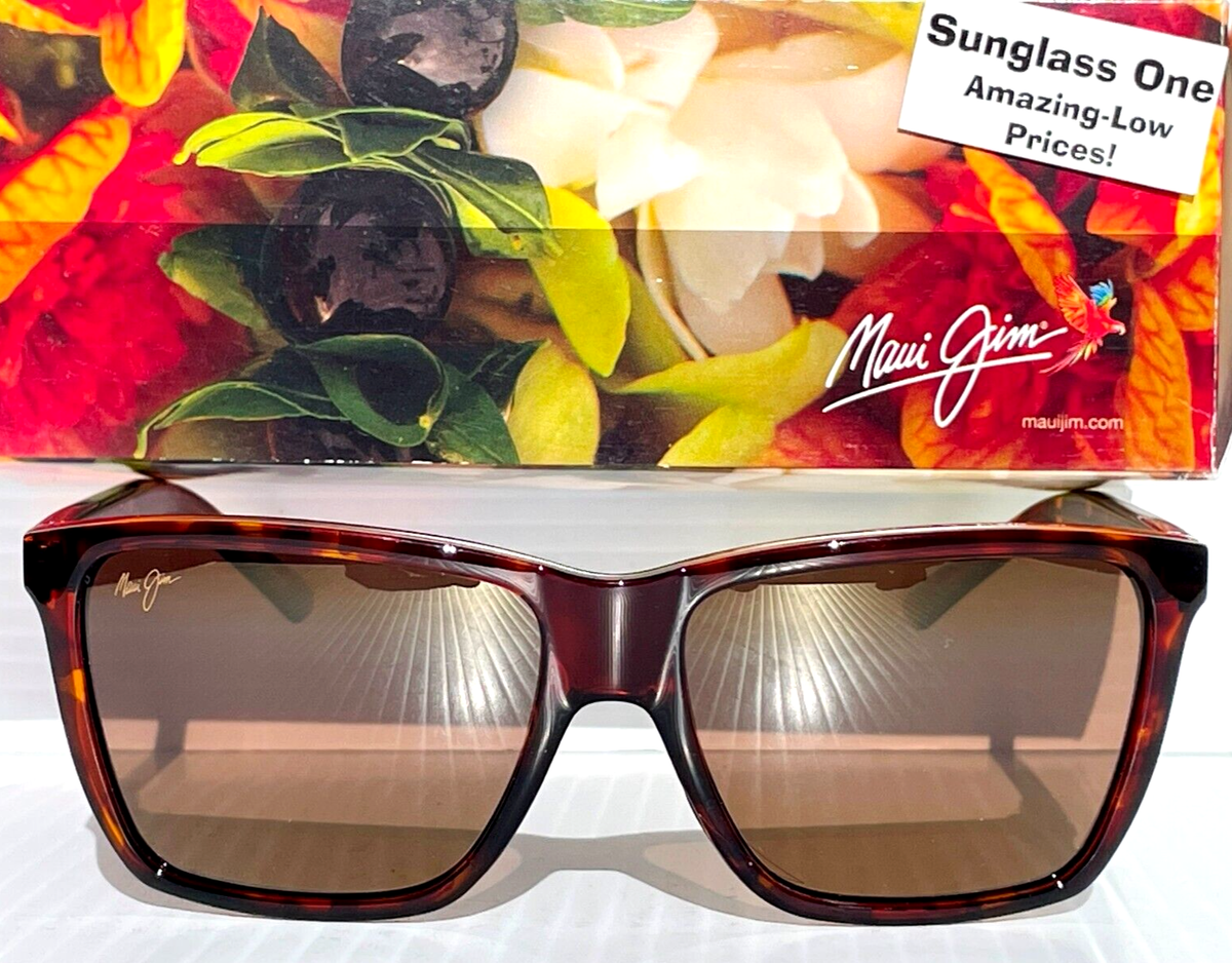NEW Maui Jim CRUZEM Shiny Tortoise POLARIZED HCL Bronze GLASS