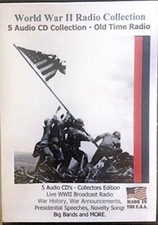 World War II 1941 Radio Collection V.1 5 Audio CDs-History,Franklin D Roosevelt