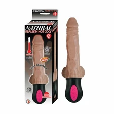 Nasstoys Natural Realskin Hot Cock Realistic Vibrating Warming Dildo Vibrator