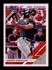 Andrew Benintendi #76 2019 Donruss Career Stat Line Image Variation SP /42