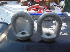 (2)  Crosby  1-1/8"-7 forged eye nuts