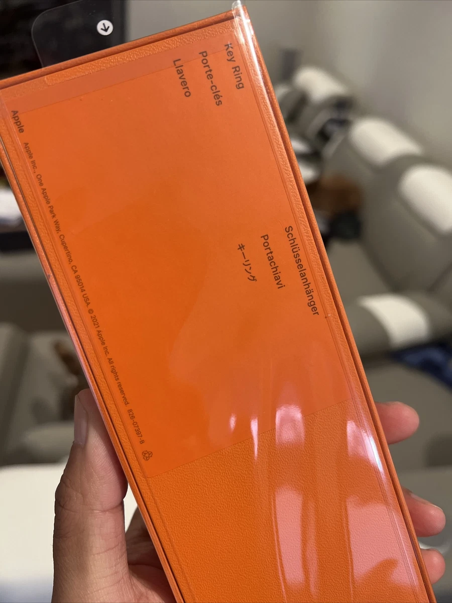 Apple x HERMES AirTag Keyring ORANGE for iPhone X Birkin SOLD