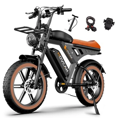 Movcan 20" Fat Tire Electric Bike 1500W 32mph 48V 31.2Ah Mountain Ebike Adults