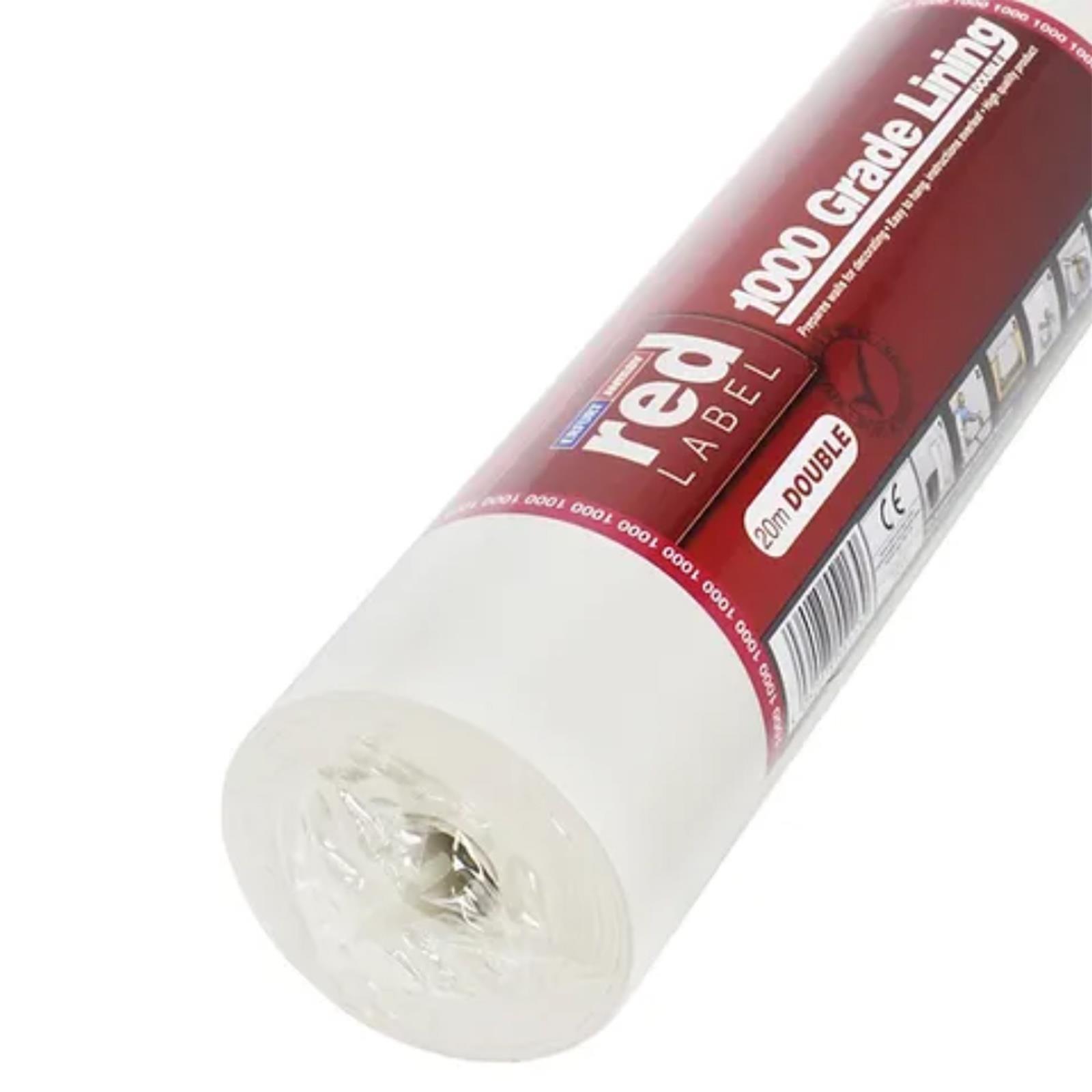 Lining Paper 1000 Grade Smooth Wall Imperfection Cover Anaglypta 20m x