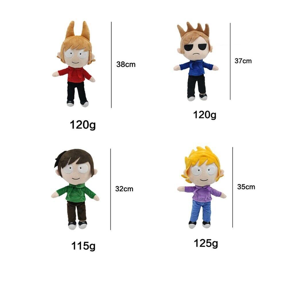 Eddsworlded Edd Tord Matt Tom Boneco Brinquedo De Pelúcia