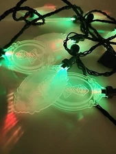 Disney haunted mansion halloween graveyard busts string lights decor Unboxed