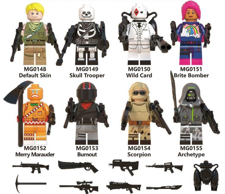 lego fortnite minifigures ebay