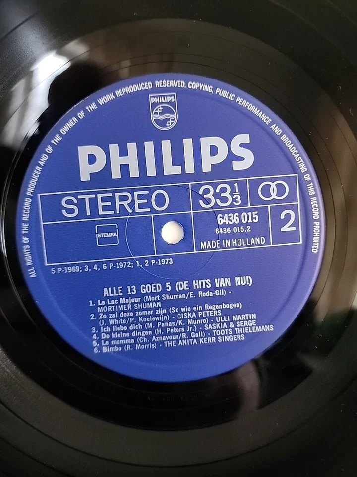 Alle 13 Goed! 5 (De Hits Van Nu!) NM vinyl Philips 6436 015 - Image 3 of 4