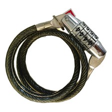 23.5" 4-Digit Bicycle Bike Combination Cable Lock Anti-Theft Security Grey Color