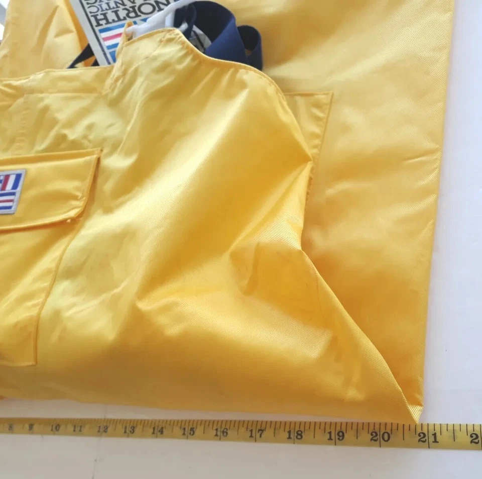 Mono North Atlantic Trading Waders Impermeable Hombre Medio Amarillo Seguridad Trabajo Foto 3 de 4