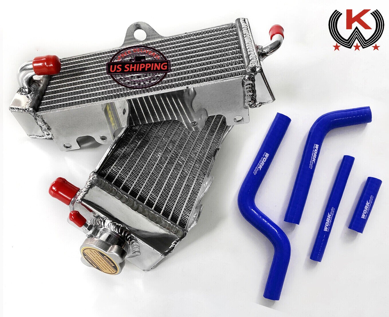 1996-2001 Yamaha YZ250 YZ 250 1997 1998 1999 00 Aluminum Radiator ...