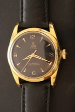 1950's Tudor Oyster Ref 7934 Gold Capped Manual Wind Watch (TU-061)