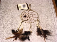 DREAMCATCHER WITH SMALL DREAMCATCHER INSIDE WHITE COLOR INDIAN