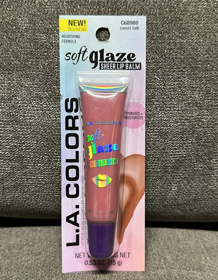 L.A. Juego de 3 bálsamos labiales transparentes esmalte suave COLORES Foto 2 de 4