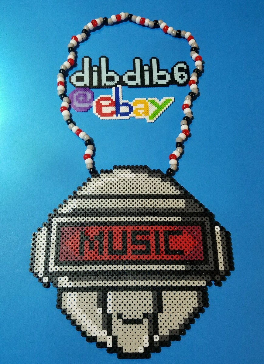 アクセサリー PUNKANDYO Daft Punk kandi perler necklace, rave, EDC, PLUR | eBay