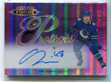 2020-21 Upper Deck Stature Proteges Autograph Olli Juolevi Rookie Patch Auto /24