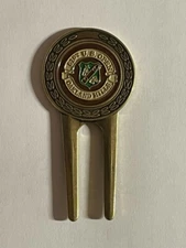 1951 U.S. Open Championship Divot Tool & 1" Coin Golf Marker - Ben Hogan Winner 
