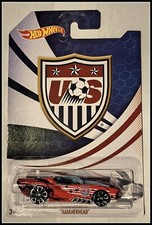 Hot Wheels Red Hammerhead Soccer Car 2014