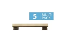 Hexa Series Modern Bronze Cabinet Pull, 5-pack - SP-2891-128-MAB-5