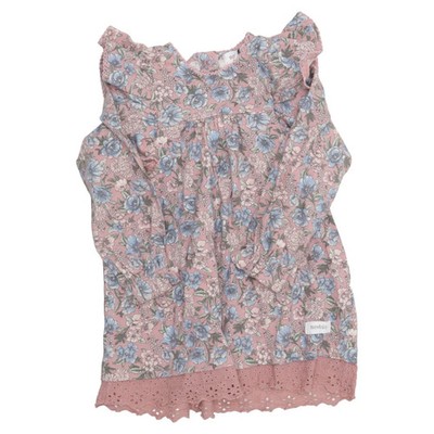 Newbie by KappAhl, Kleid, Größe: 80, Pink/Blau/Mehrfarbig, Baumwolle #Heo
