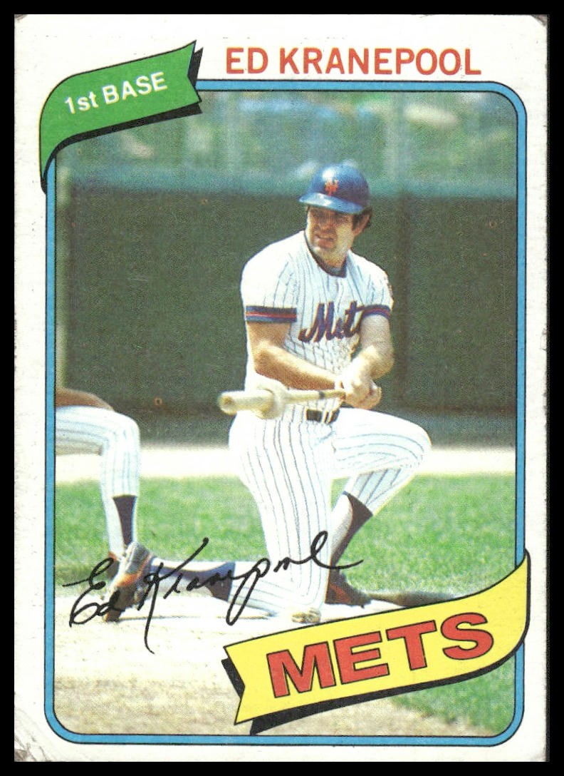 1980 Topps #641 Ed Kranepool New York Mets